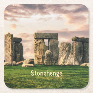 Stonehenge England UK Underlägg Papper Kvadrat