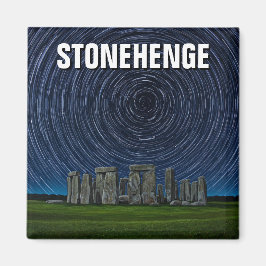 Stonehenge England United Kingdom Startrails Magnet