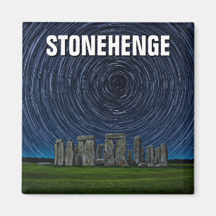 Stonehenge England United Kingdom Startrails Magnet