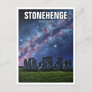 Stonehenge England United Kingdom Travel Vykort