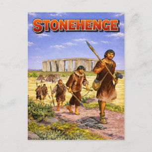 Stonehenge England Wiltshire världsarvslista Vykort