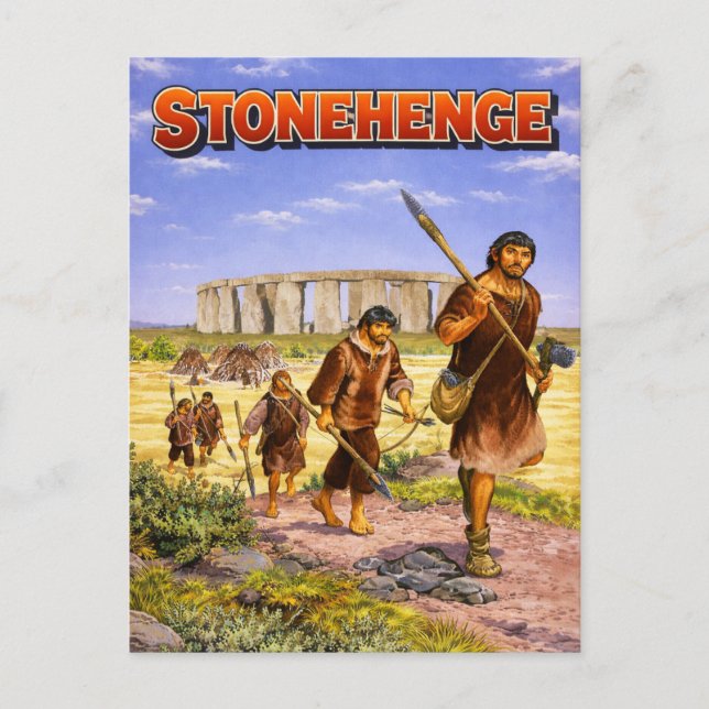 Stonehenge England Wiltshire världsarvslista Vykort (Framsida)