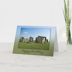 Stonehenge födelsedagkort kort