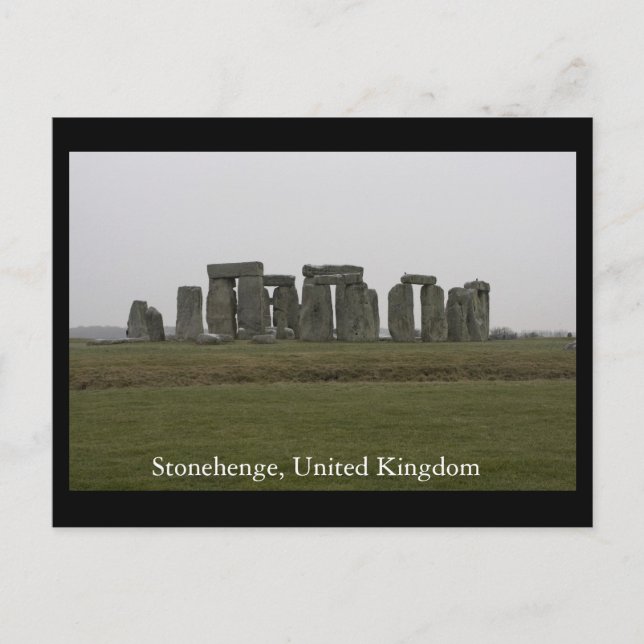 Stonehenge, Förenade kungariket Vykort (Framsida)