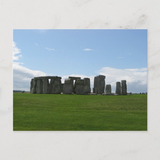Stonehenge – Forntida Monument Landskapsfotografi Vykort (Framsida)