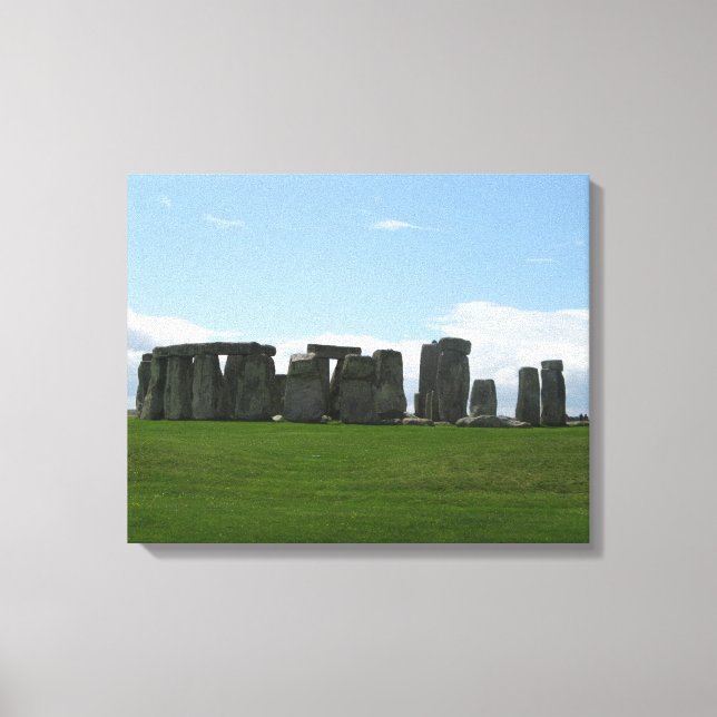 Stonehenge Forntida Stencirkel England Canvastryck (Framsida)