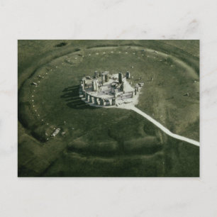 Stonehenge från luft vykort