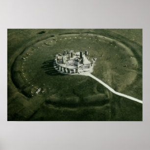 Stonehenge från luften poster