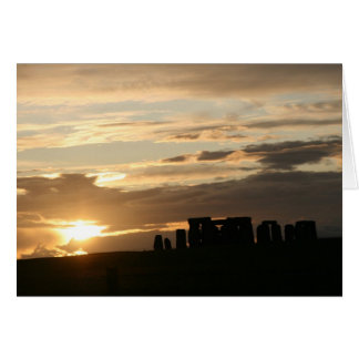 Stonehenge Hälsningskort