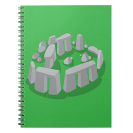 Stonehenge i England Anteckningsbok