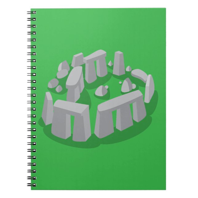 Stonehenge i England Anteckningsbok (Framsidan)