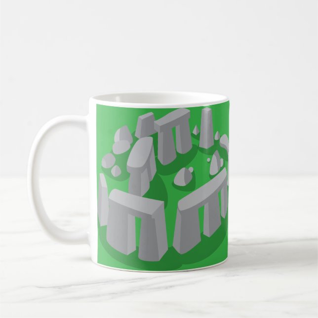 Stonehenge i England Kaffemugg (Vänster)