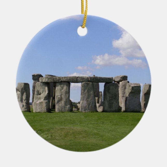STONEHENGE JULGRANSPRYDNAD KERAMIK (Framsidan)