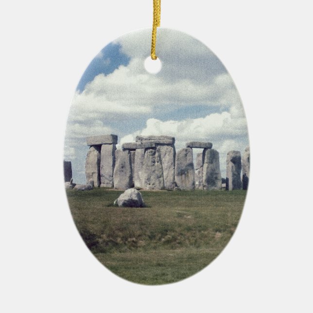 Stonehenge Julgransprydnad Keramik (Framsidan)