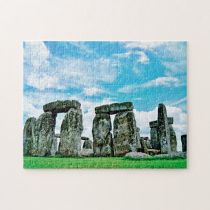 Stonehenge Landmärke Wiltshire England Foto Pussel