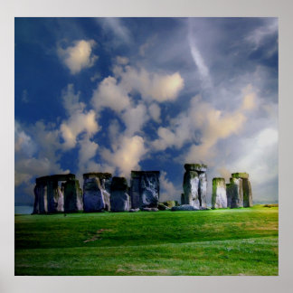 Stonehenge liggande poster