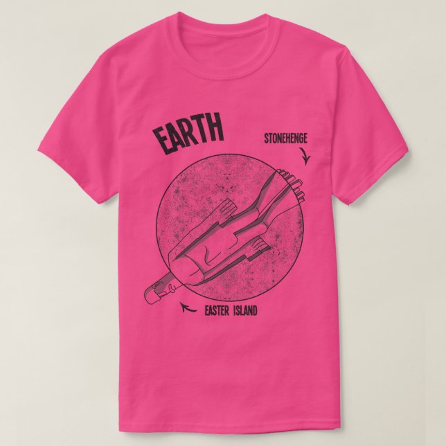 Stonehenge Meme Funny Earth T Shirt (Design framsida)