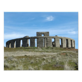 Stonehenge Memorial i Maryhill, WA Fototryck