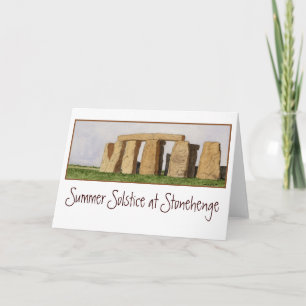 Stonehenge noterar kortet kort