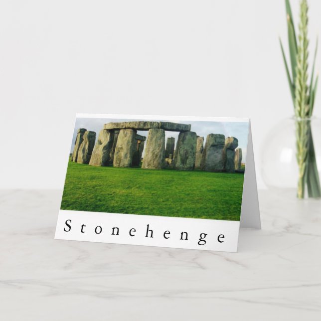 Stonehenge på gryning II Kort (Framsida)