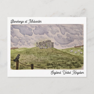 Stonehenge Postcard Vykort