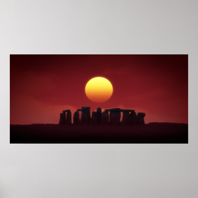 Stonehenge Poster (Framsidan)