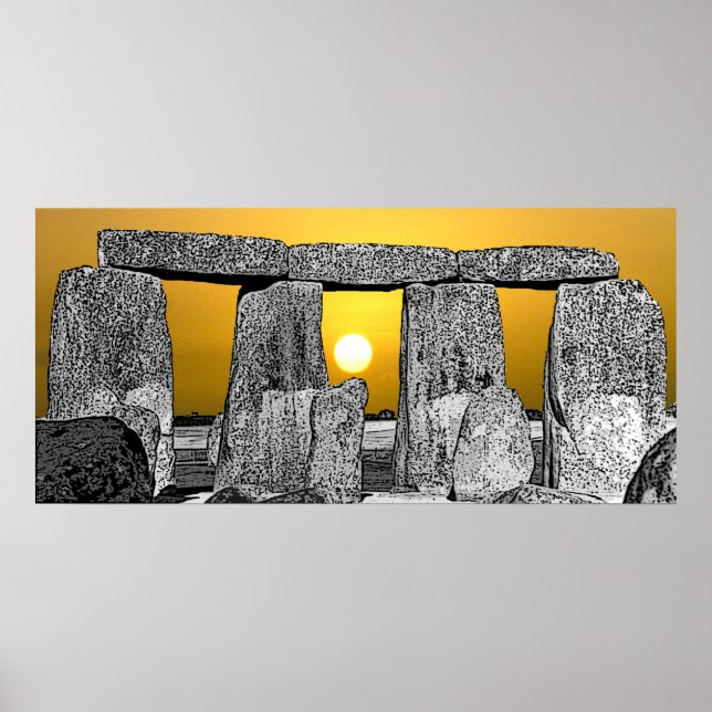 Stonehenge Poster (Framsidan)