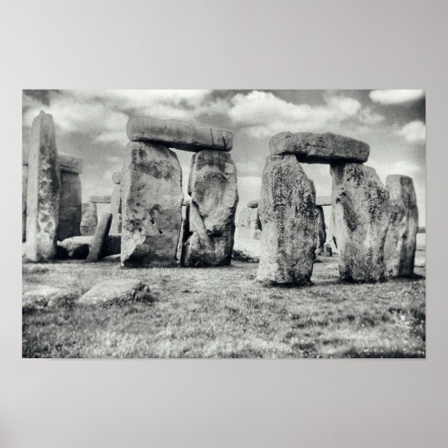Stonehenge Prehistorisk minneshändelse Poster (Framsidan)