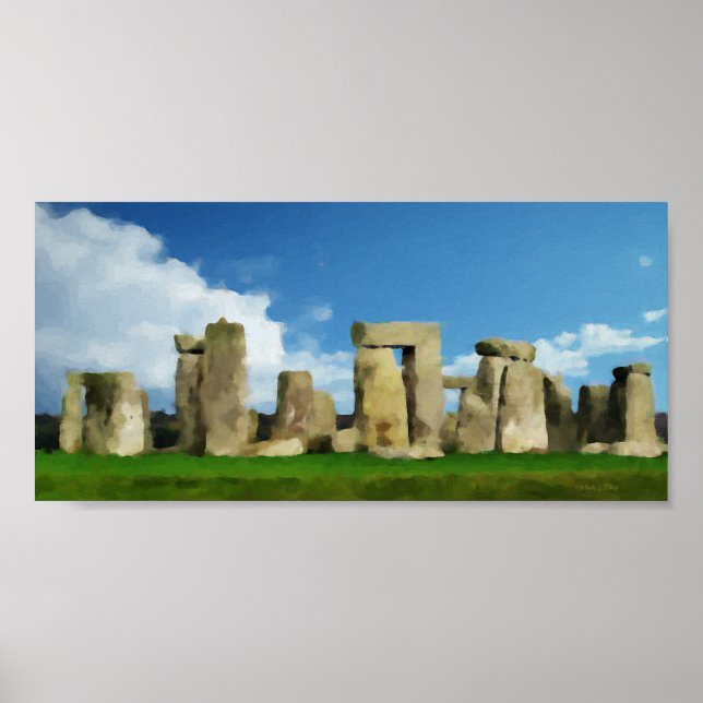 Stonehenge Print Poster (Framsidan)