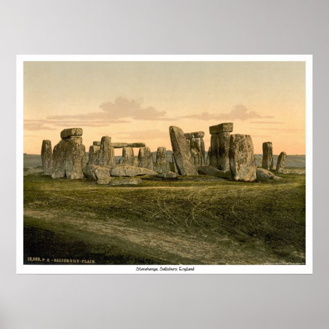 Stonehenge, Salisbury, England Poster (Framsidan)