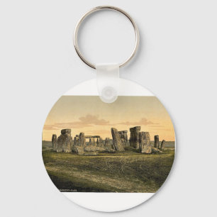 Stonehenge Salisbury, England sällsynt Photochrom Nyckelring