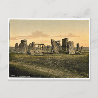 Stonehenge Salisbury, England sällsynt Photochrom Vykort