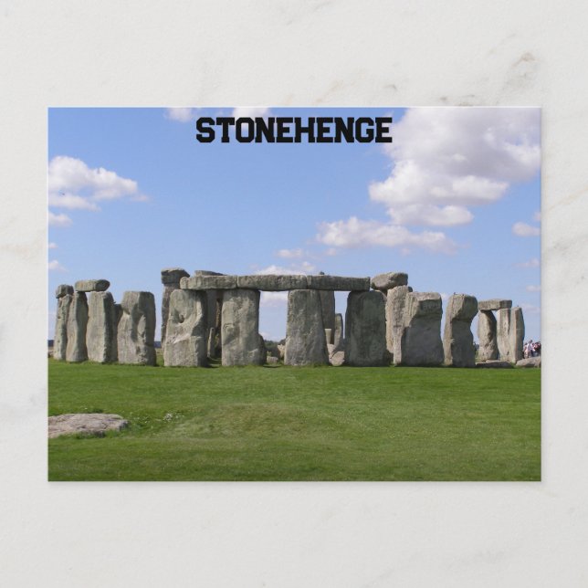 Stonehenge, Salisbury Plain, England Vykort (Framsida)