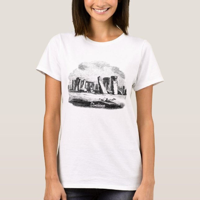 Stonehenge skjorta t shirt (Framsida)