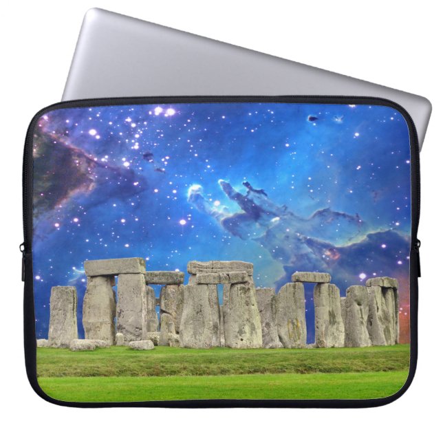 Stonehenge & Stars föråldrade historiska energipla Laptop Fodral (Framsidan)