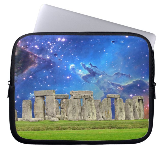 Stonehenge & Stars föråldrade historiska energipla Laptop Sleeve (Framsidan)