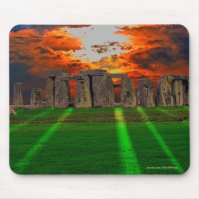 Stonehenge Stones in Sunset Musmatta (Framsidan)
