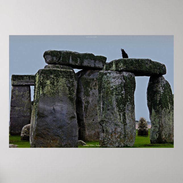 Stonehenge Stones & Rook Poster (Framsidan)