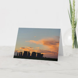 Stonehenge Sunset Kort