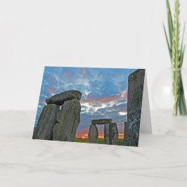 Stonehenge Sunset Kort