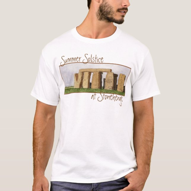 Stonehenge tillfällig Shirt. Tee (Framsida)