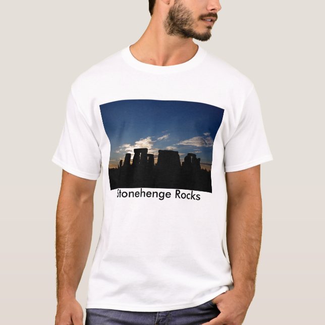 Stonehenge vaggar T-tröja T Shirt (Framsida)