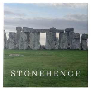 Stonehenge view souvenir keramisk panel kakelplatta