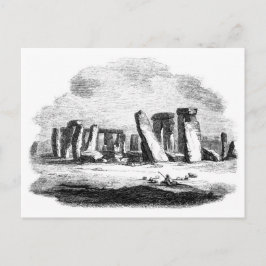 Stonehenge vintage art posctard vykort