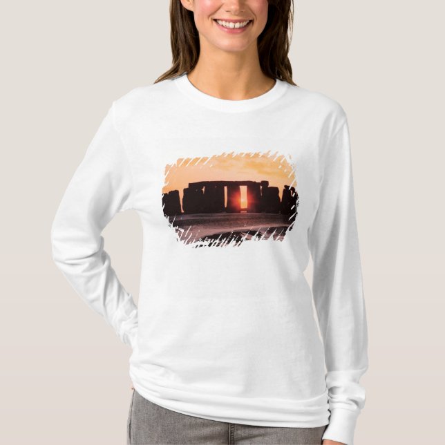 Stonehenge vinterSolstice Tee (Framsida)