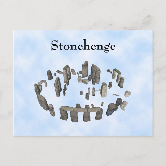 Stonehenge: vykort (Framsida)