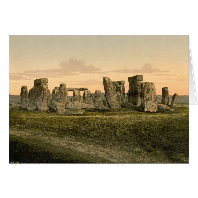 Stonehenge, Wiltshire, England Hälsningskort (Framsidan Horizontal)