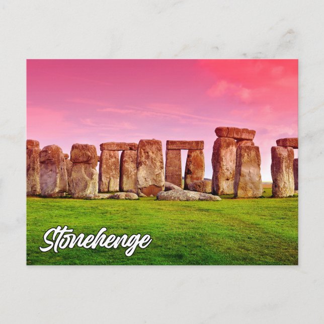 Stonehenge, Wiltshire, England Helg Vykort (Framsida)