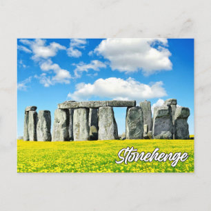Stonehenge, Wiltshire, England Helg Vykort