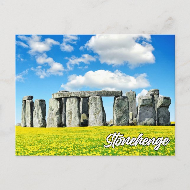 Stonehenge, Wiltshire, England Helg Vykort (Framsida)
